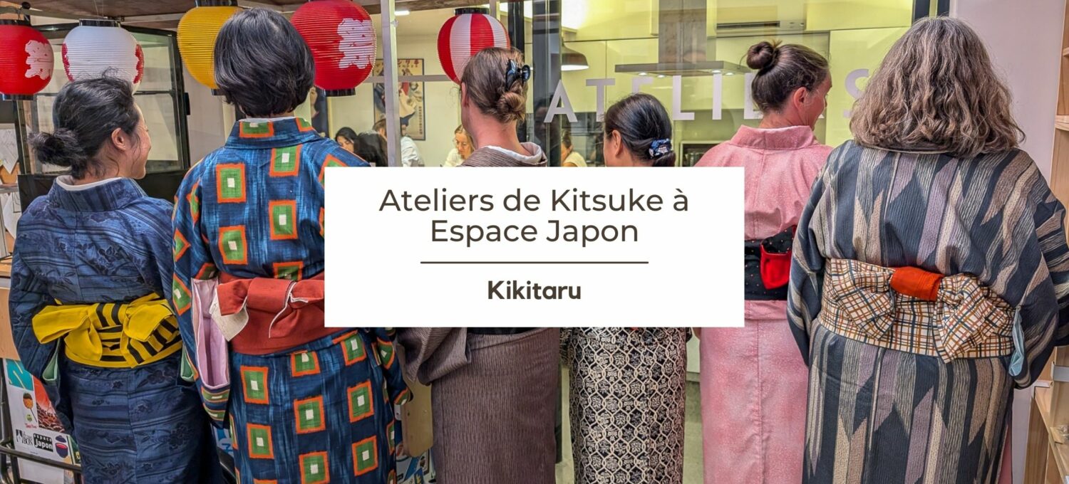 photo de group, atelier du kitsuke noeud papillon